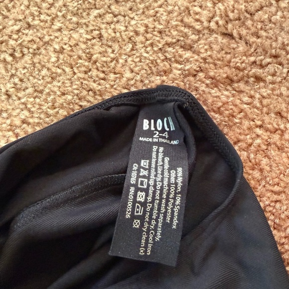 Bloch Black Dance Long Sleeve Leotard - Picture 2 of 3